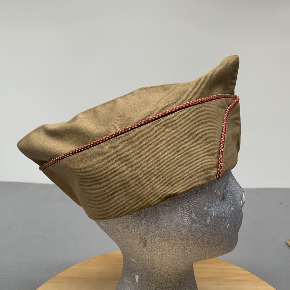 Original WWII US Army Corps of Engineers Garrison Cap Wool Overseas Hat Vintage